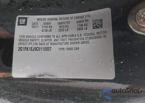 2012 Chevrolet Camaro 2Ss z USA, uszkodzony, nr VIN 2G1FK1EJ9C9110057